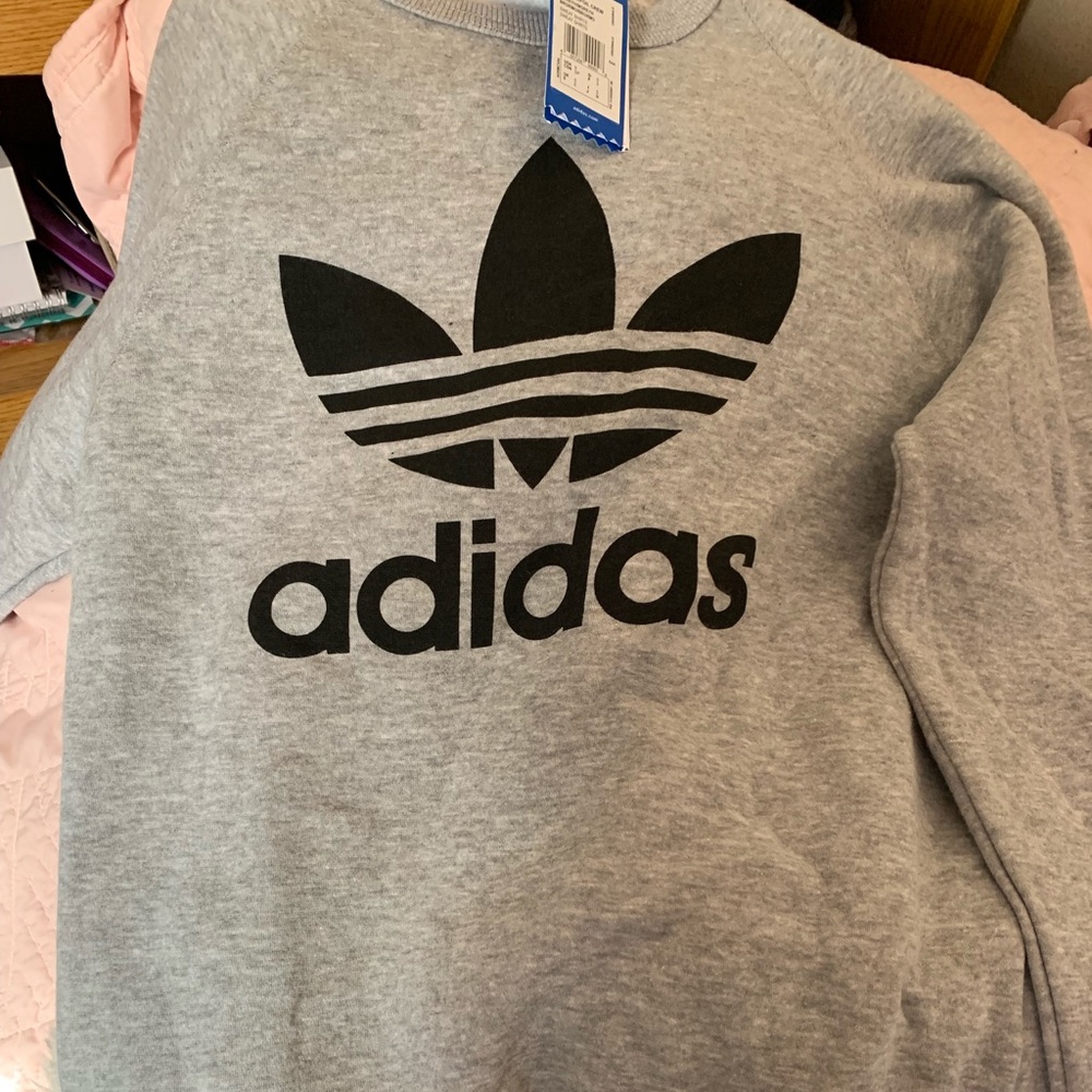 Adidas trefoil crewneck sweater